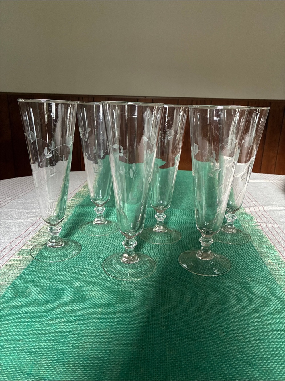 Princess House Heritage Pilsner (442) Glasses